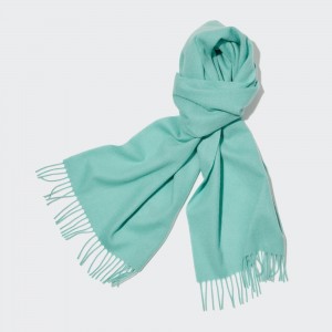 Bolsas Uniqlo 100pct Cashmere Scarf Mujer Verde | 570-CNGZLO