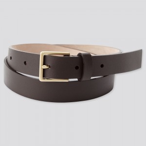 Bolsas Uniqlo Belt 2021 Season Mujer Marrones Oscuro | 405-HDVYAO
