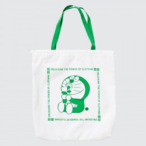 Bolsas Uniqlo Doraemon Ut Recycled Pocketable Bag Mujer Blancas | 056-OQPAUN