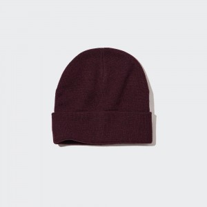 Bolsas Uniqlo Heattech Cap Mujer Burdeos | 068-WUATXO