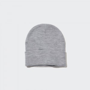 Bolsas Uniqlo Heattech Watch Cap Mujer Gris | 268-IYHETC