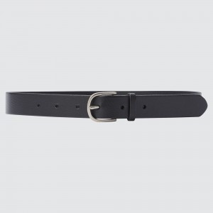 Bolsas Uniqlo Leather Belt Mujer Negras | 046-POYQDB