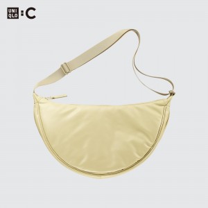 Bolsas Uniqlo Round Shoulder Bag Mujer Amarillo | 804-BMHTYR
