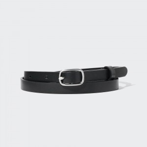 Bolsas Uniqlo Skinny Dress Belt Mujer Negras | 290-WKQXEJ