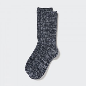 Calcetines Uniqlo Heattech Slub Yarn Thermal Socks Mujer Gris Oscuro | 829-IAEDTH