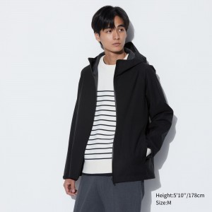 Chaquetas Uniqlo Blocktech 3d Cut Parka Hombre Negras | 268-MCSVZJ