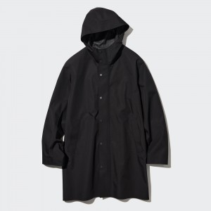 Chaquetas Uniqlo Blocktech Coat Hombre Negras | 956-GBIPMD