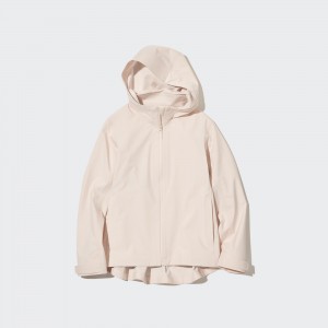 Chaquetas Uniqlo Blocktech Parka Mujer Beige | 036-FBKILE