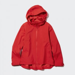 Chaquetas Uniqlo Blocktech Parka Mujer Rojas | 123-DFIVCZ