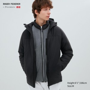 Chaquetas Uniqlo Light Warm Padded Parka Hombre Negras | 310-KIRTNA
