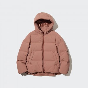 Chaquetas Uniqlo Seamless Down Parka Mujer Naranjas | 649-JKPRAE