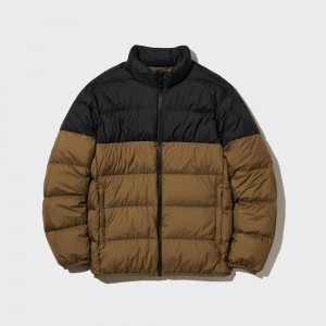 Chaquetas Uniqlo Ultra Light Down 3d Cut Jacket Hombre Marrones | 789-QUMKJD