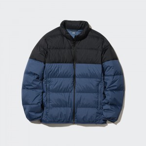 Chaquetas Uniqlo Ultra Light Down Jacket 3d Cut Hombre Azules | 519-OYIBRX