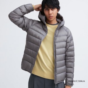 Chaquetas Uniqlo Ultra Light Down Parka Hombre Gris | 605-FJGZTB