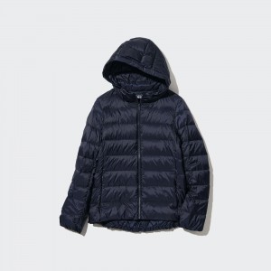 Chaquetas Uniqlo Ultra Light Down Parka Mujer Azul Marino | 590-KIEAHV