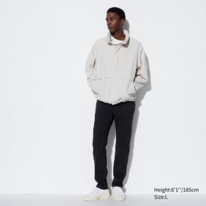 Jeans Uniqlo Ezy Ultra Stretch Jeans Hombre Negras | 365-RWYIMS