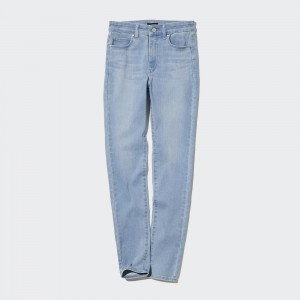 Jeans Uniqlo Ultra Stretch High Rise Skinny Fit Jeans Mujer Azules | 438-ELATGZ