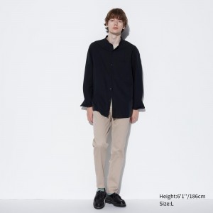 Jeans Uniqlo Ultra Stretch Skinny Fit Colour Jeans Hombre Beige | 218-NFACEW