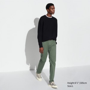 Jeans Uniqlo Ultra Stretch Skinny Fit Colour Jeans Hombre Verde Oliva | 208-RSQLVJ