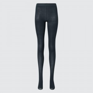 Mallas Uniqlo Heattech Thermal Tights Mujer Gris Oscuro | 629-ATHKBL