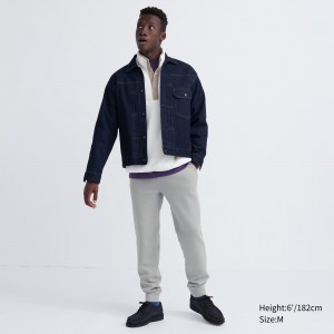Pantalon Jogger Uniqlo Dry Stretch Joggers Hombre Gris Claro | 169-GJYADS