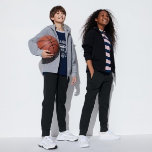 Pantalones Jogger Uniqlo Ultra Stretch Dry Joggers Niños Negras | 427-HPDTCR