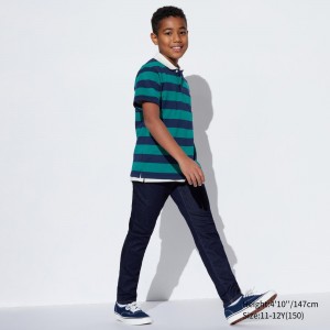 Pantalones Jogger Uniqlo Ultra Stretch Soft Jeans Niños Azules | 039-MXWGHS
