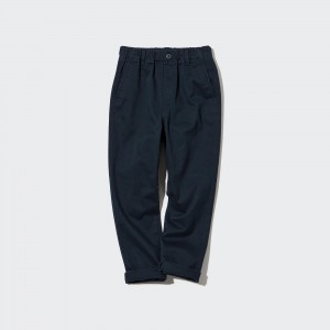 Pantalones Jogger Uniqlo Ultra Stretch Tapered Jeans Niños Azul Marino | 123-FVPNYL