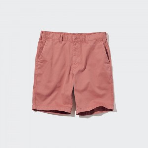 Pantalones Uniqlo Chino Shorts Short Hombre Rosas | 928-RZCPOT