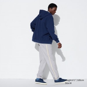 Pantalones Uniqlo Side Stripe Joggers Long Hombre Gris | 017-QARSPG