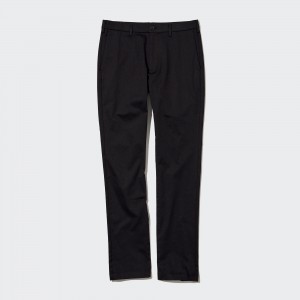 Pantalones Uniqlo Slim Fit Chinos Hombre Negras | 167-RQTZMD