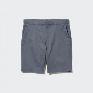 Pantalones Uniqlo Stretch Slim Fit Shorts Hombre Gris | 304-TEYHRK