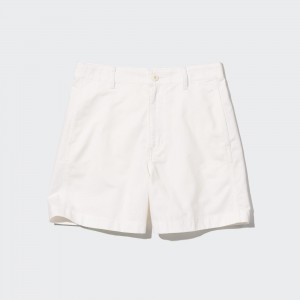 Short Uniqlo Chino Shorts Mujer Blancas | 421-ZQBVPF