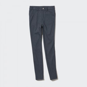 Tops Uniqlo Heattech Ultra Stretch High Rise Leggings Trousers Mujer Gris | 136-LREUJK