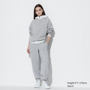 Tops Uniqlo Joggers Mujer Gris | 654-TODMWP