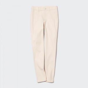Tops Uniqlo Ultra Stretch Leggings Trousers Long Mujer Blancas | 021-MQDACF